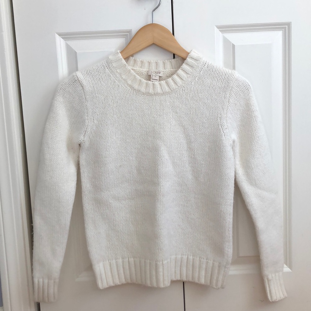 White J.crew sweater